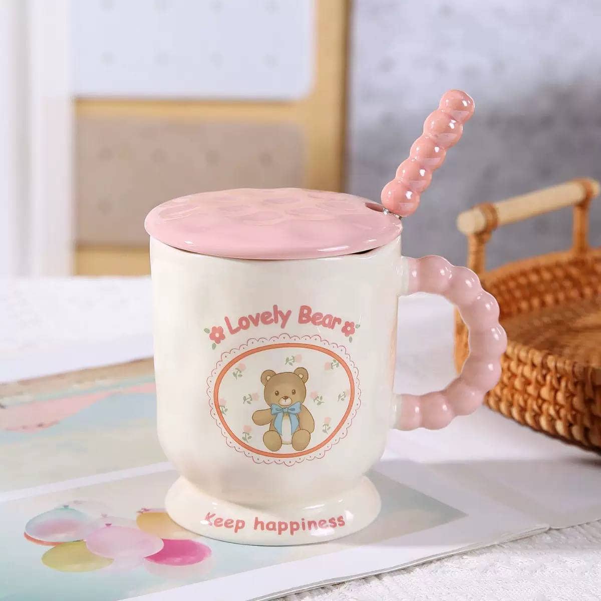 Бокал Мишка Keep happiness, 370 мл / №4 1