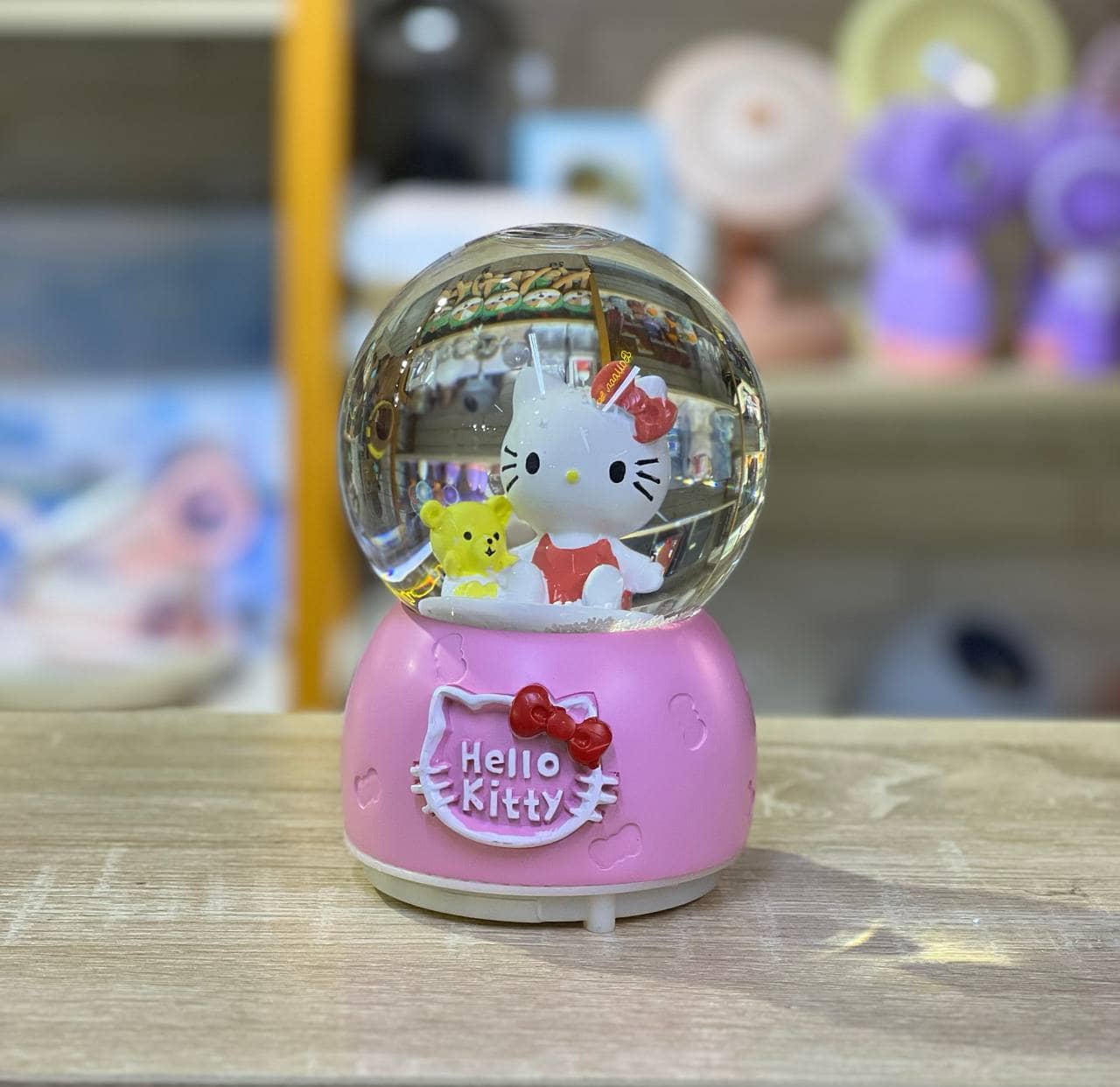Снежный шар музыкальный, 80 мм / Hello Kitty 1