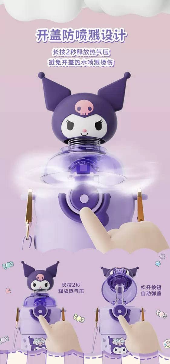 Термос Disney/Sanrio с пружинкой / My melody 19