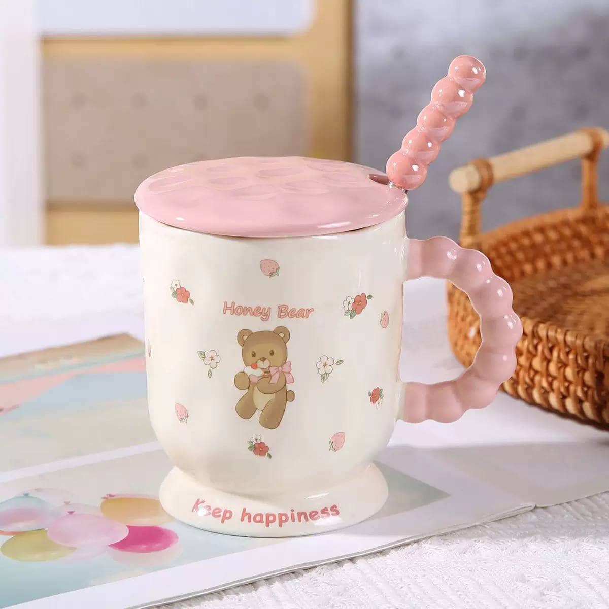Бокал Мишка Keep happiness, 370 мл / №4 4