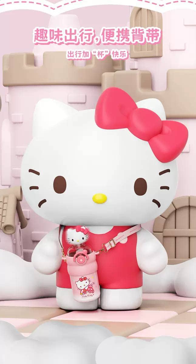 Термос Disney/Sanrio с пружинкой / My melody 17