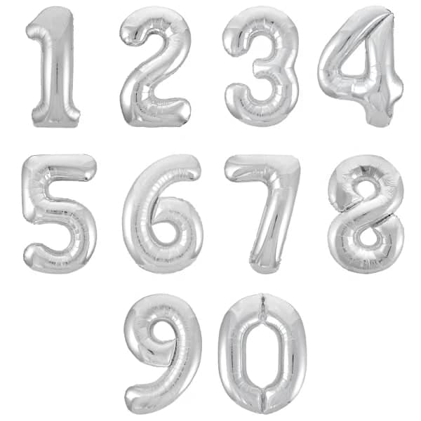 Шар Цифра, 106 см / Золотой 4