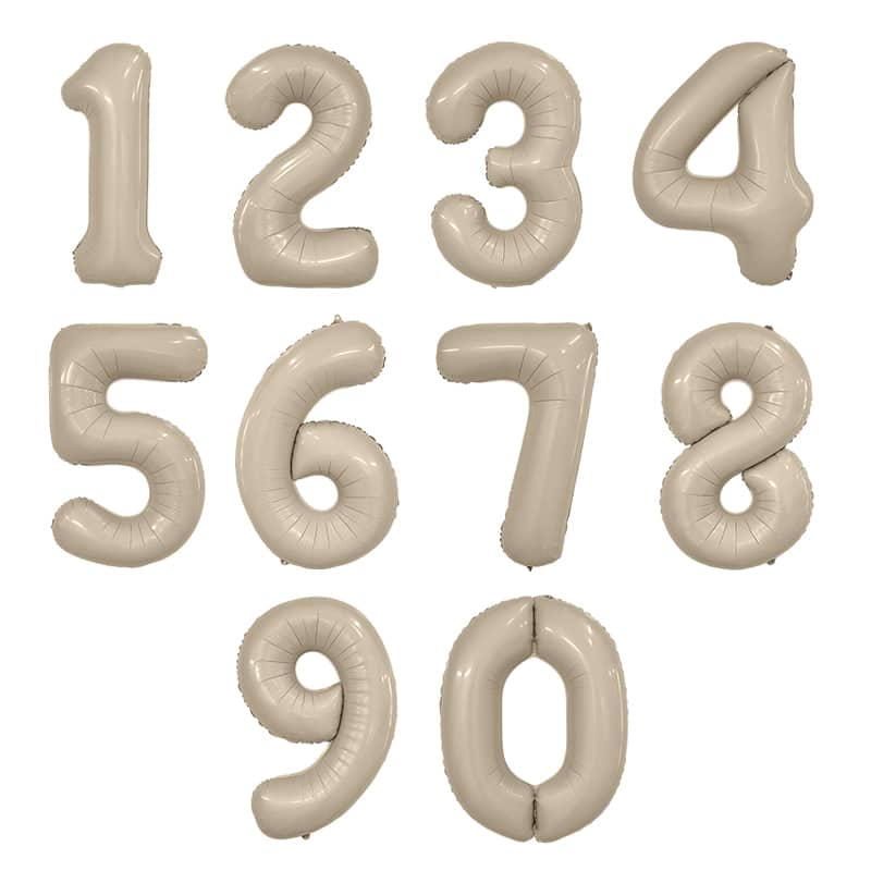 Шар Цифра, 106 см / Золотой 2
