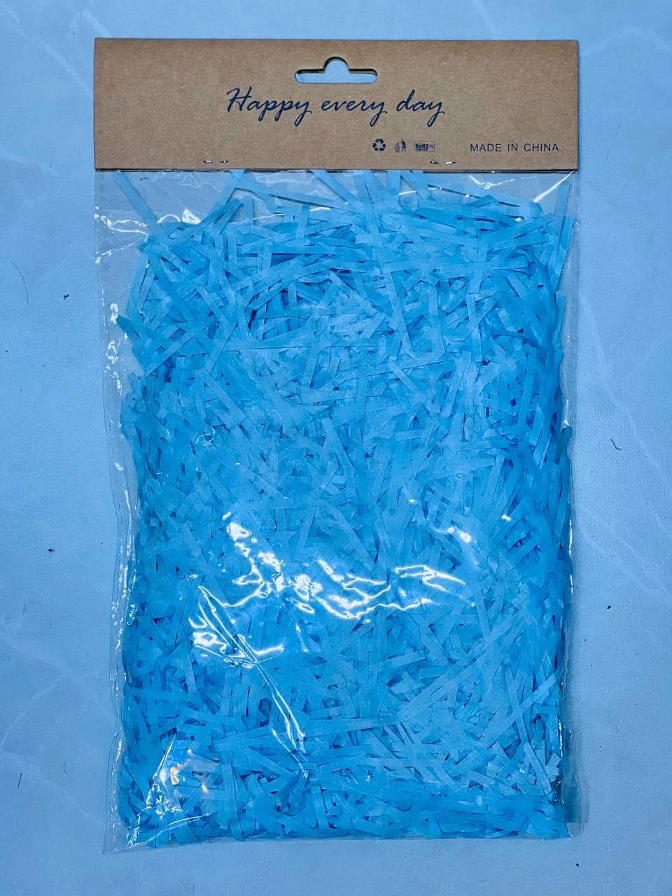 Наполнитель бумажный 100гр, голубой 1