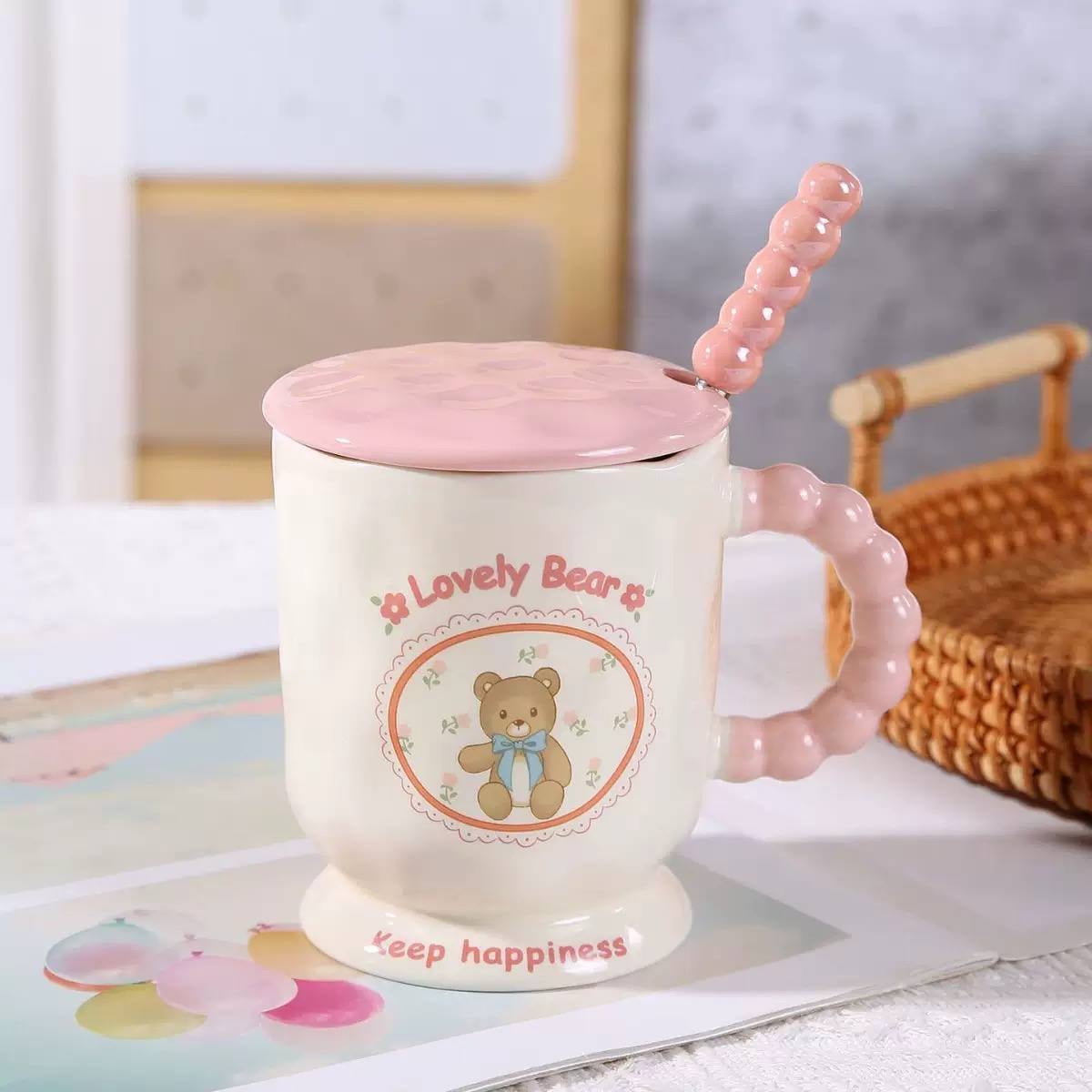 Бокал Мишка Keep happiness, 370 мл / №4
