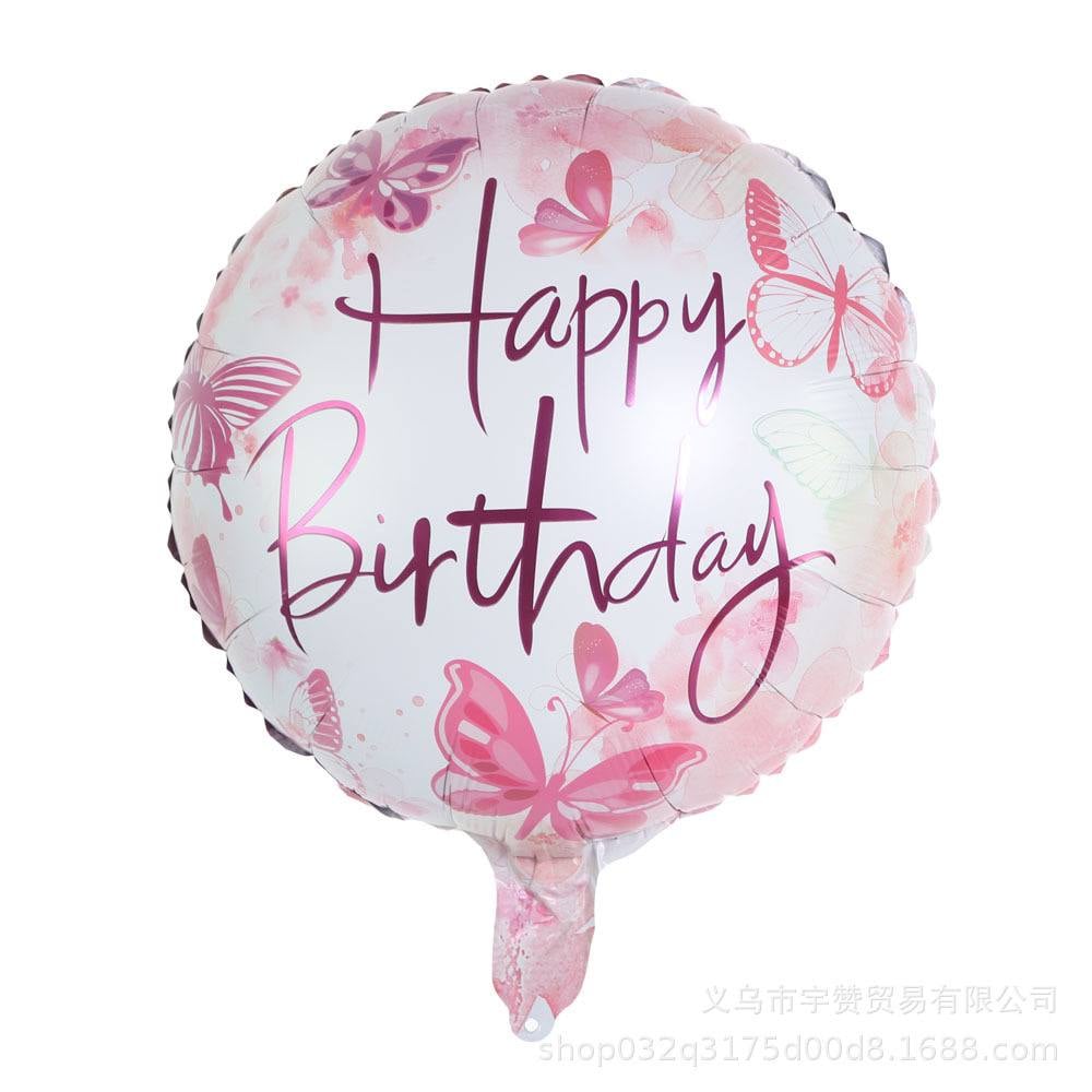 Шар воздушный Happy birthday 18"