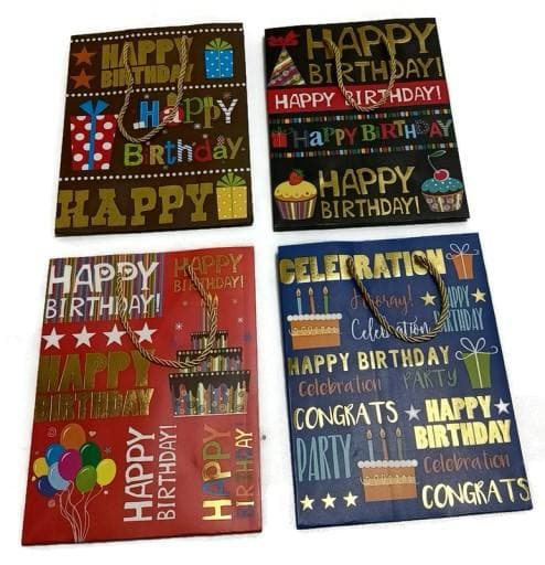 Пакет подарочный Happy birthday