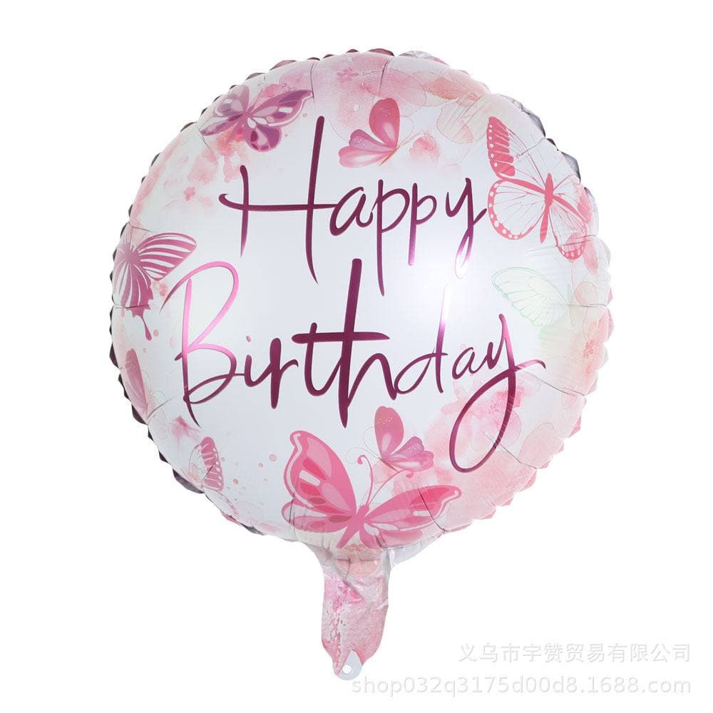 Шар воздушный Happy birthday 18"